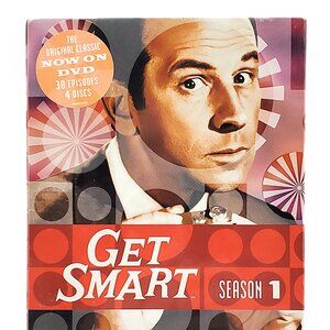 “Get Smart” Season 1 (1965) – 4-Disc DVD Set (Don Adams) – NEW